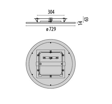 FL ROUND 777 RE - LED recessed ceiling lamp by PERFORMANCE iN LIGHTING - view 3